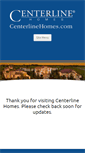 Mobile Screenshot of centerlinehomes.com